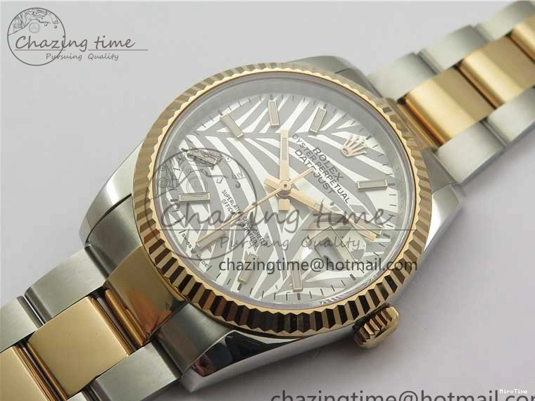 MiroTime 0324 Thermal DateJust 36 SS RG 126231 BP Maker 1:1 Best Edition Silver Gray Dial on Oyster Bracelet 2509